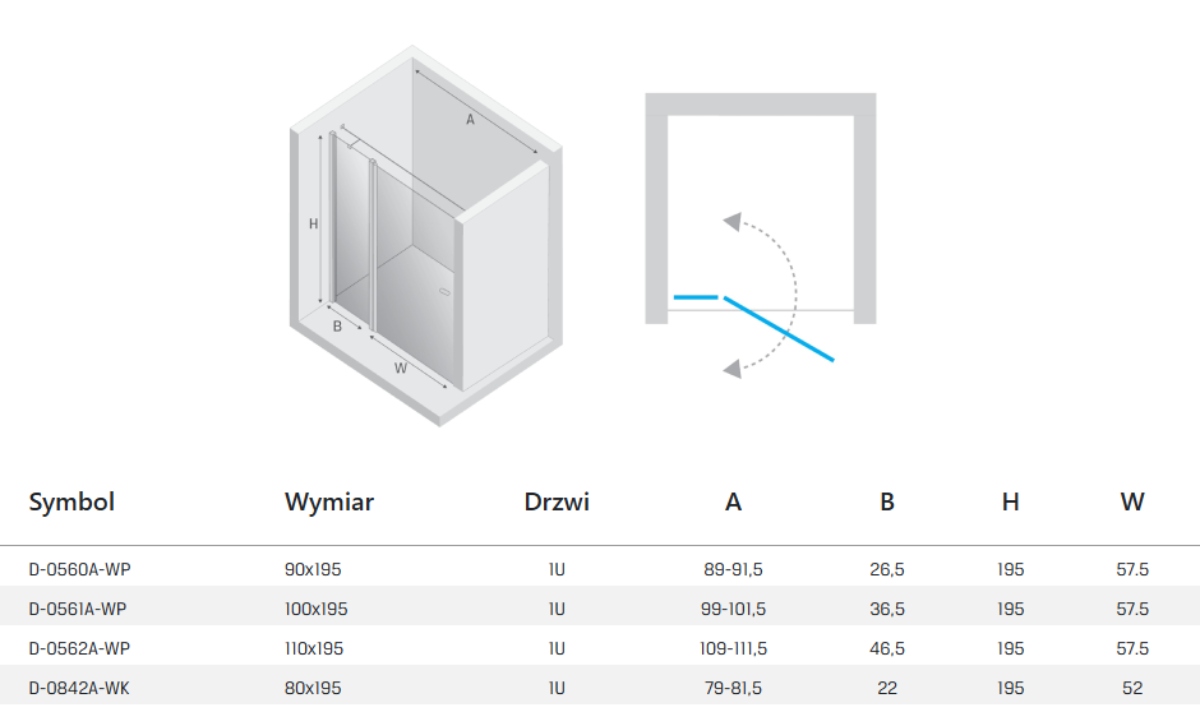 New Trendy new soleo kabina prysznicowa